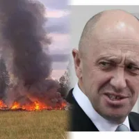 Momentul in care avionul in care era Prigojin, dușmanul de moarte al lui Putin, a fost doborât -(imagine cu rol ilustrativ)-Foto: Twitter