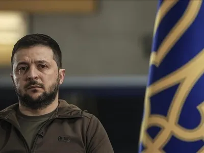 Zelenski: Macron a propus ca Ucraina să renunțe la o parte din teritorii pentru pacea cu rușii/foto: anadolu
