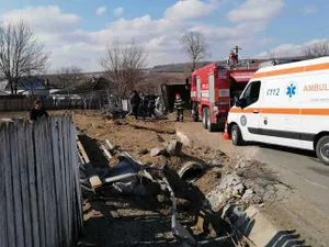 Accident în Vaslui / FOTO: ISU Vaslui