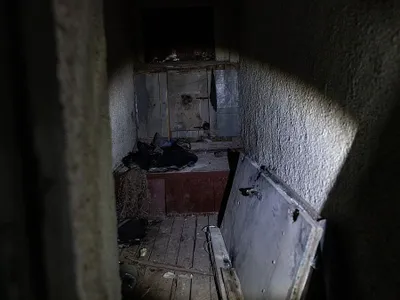 Cameră de tortură folosită de ruşi în timpul ocupaţiei Hersonului - Foto: Profimedia Images