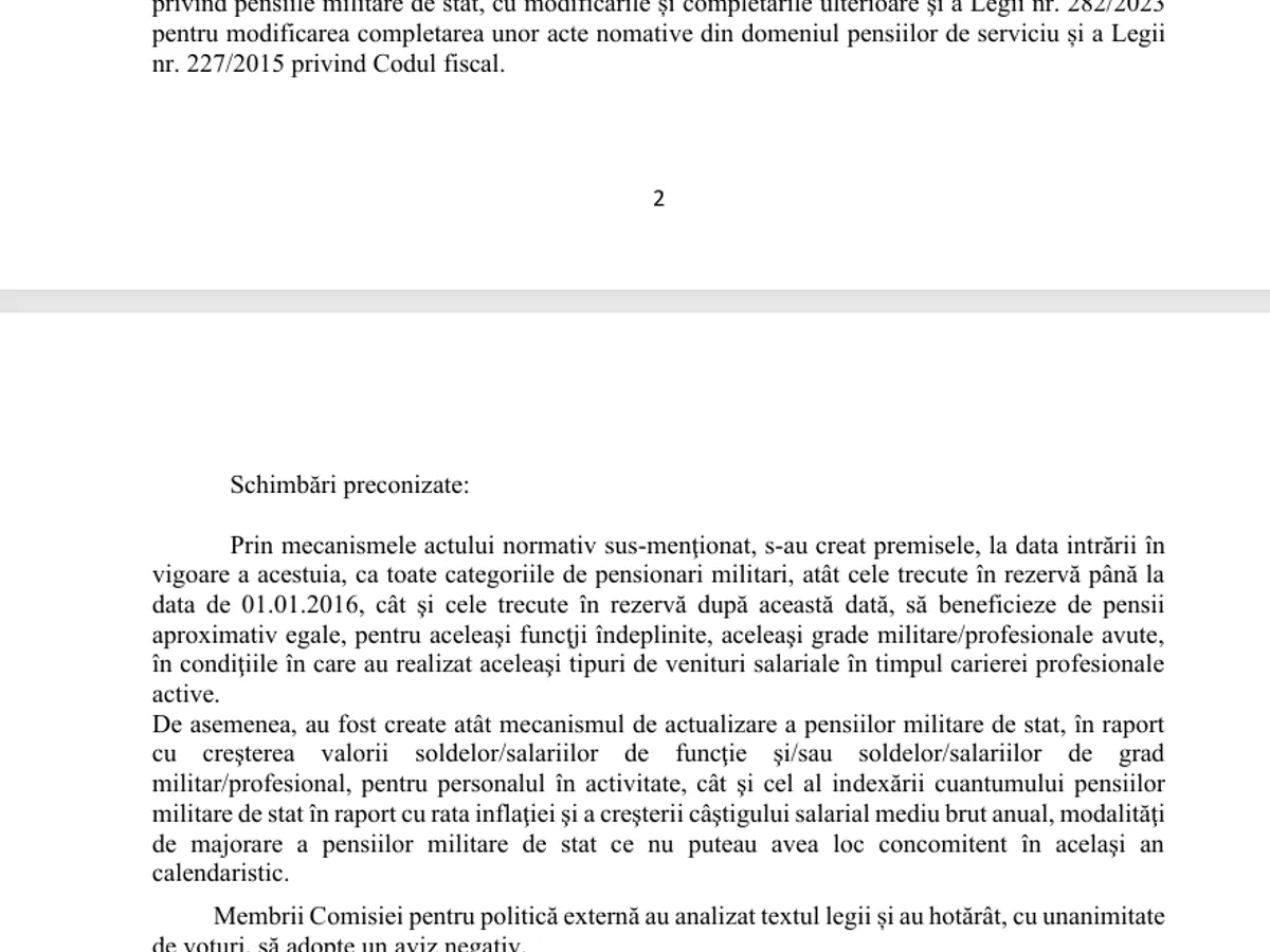 Comisia de Politică externă - Foto: senat.ro