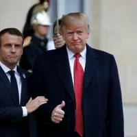 Emmanuel Macron și Donald Trump / Foto: france24.com