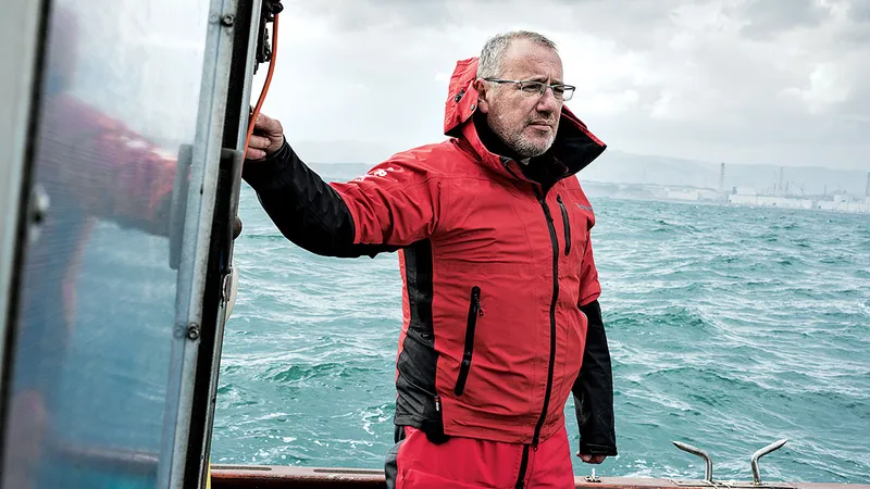 Shaun Burnie de la Greenpeace