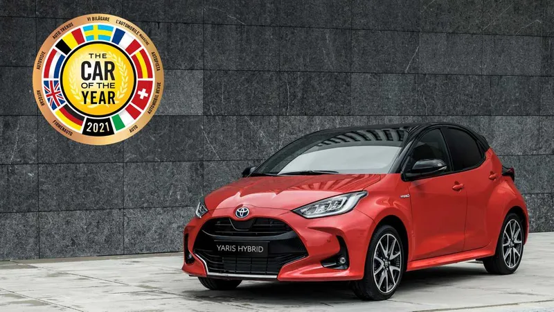 „Mașina Anului 2021” în Europa este Toyota Yaris. / Foto: motor1.com