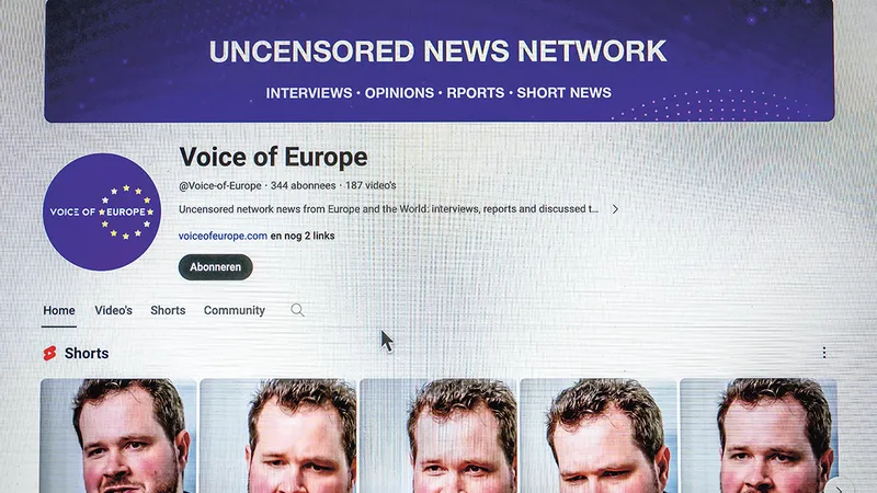 Scandalul din jurul publicației Voice of Europe a relevat o întreagă rețea de influență rusească în Europa, cu puțin timp înainte de alegeri - Foto: Profimedia Images