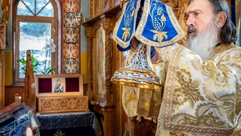ÎPS Teodosie, probabil cel mai vocal ierarh BOR anti-măsuri COVID, lăudat de Sputnik, organul de propagandă al Moscovei. Sursa imagine: Facebook Arhiepiscopia Tomisului