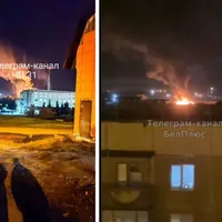 Explozie puternică la unde depozit de muniții în Belgorod. Rusia acuză Ucraina de atac - FOTO: Twitter