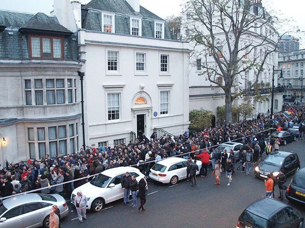Ambasada 
României  din Londra are 
campanii de informare a românilor despre Brexit - Foto: INQUAM PHOTOS/ Adriana Neagoe