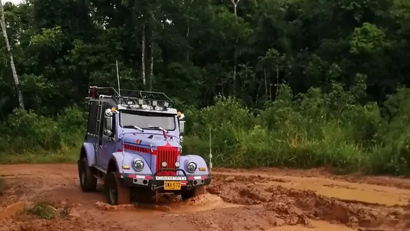 IMS-ul, primul off-roader românesc, face de rușine multe off-roadere și după 60 de ani. / Foto: captură video