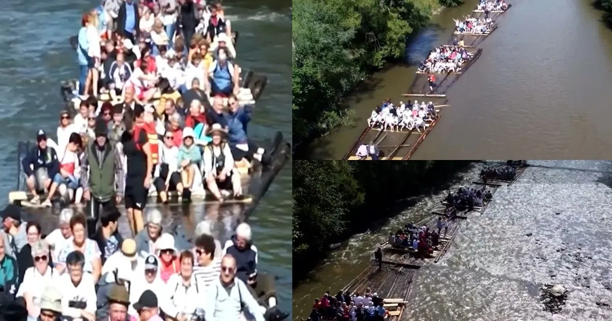 Plimbare Plimbare inedită de 10 kilometri pe râu, în România. Oamenii sunt „duși ...