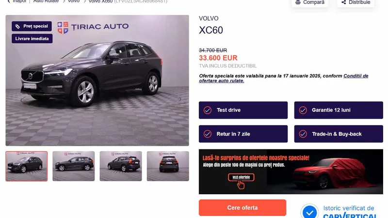 Ce SUV premium cu garanție, „nemăscărit” de samsari, găsești la preț de Dacia Bigster - Foto: captură ecran