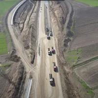 Lucrările pe 5 km de pe Autostrada Transilvania sunt la 39% / Youtube