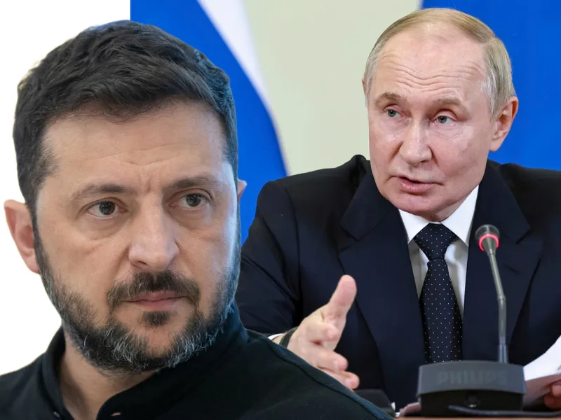 Ucraina forțează pacea cu Rusia. Negociatorii discută o posibilă întâlnire directă Zelenski - Putin - Foto: Profimedia images