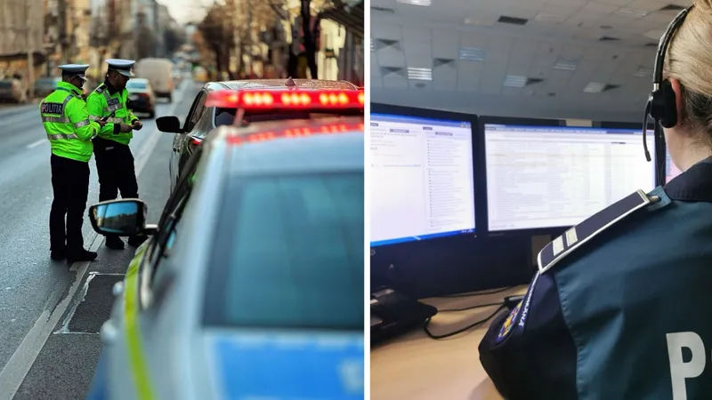 Un bărbat a sunat la Poliția și a spus că se află într-o mașină cu un șofer beat Foto: Poliția Capitalei - rol ilustrativ