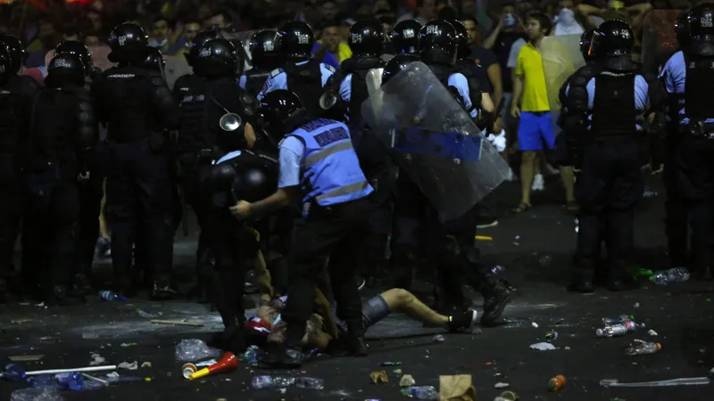 Represiunea din 10 august 2018 - Foto: Profimedia Images