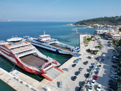 Feribot către Thassos - Foto: Facebook/Forum Thassos - Imagine cu rol ilustrativ