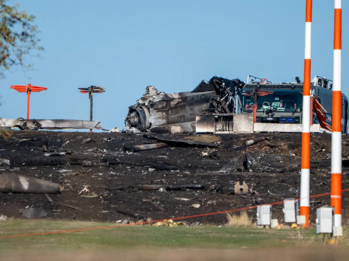 Avionul prăbușit - Foto: Profimedia images