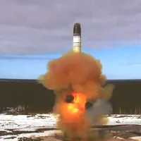 Rusia a testat racheta Satan ce poate transporta focoase nucleare - Foto: CNN/ Captura video