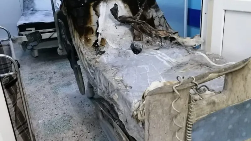 Pat ATI ars în incendiul din Neamț. Sursa: Exploziv TV/ Facebook