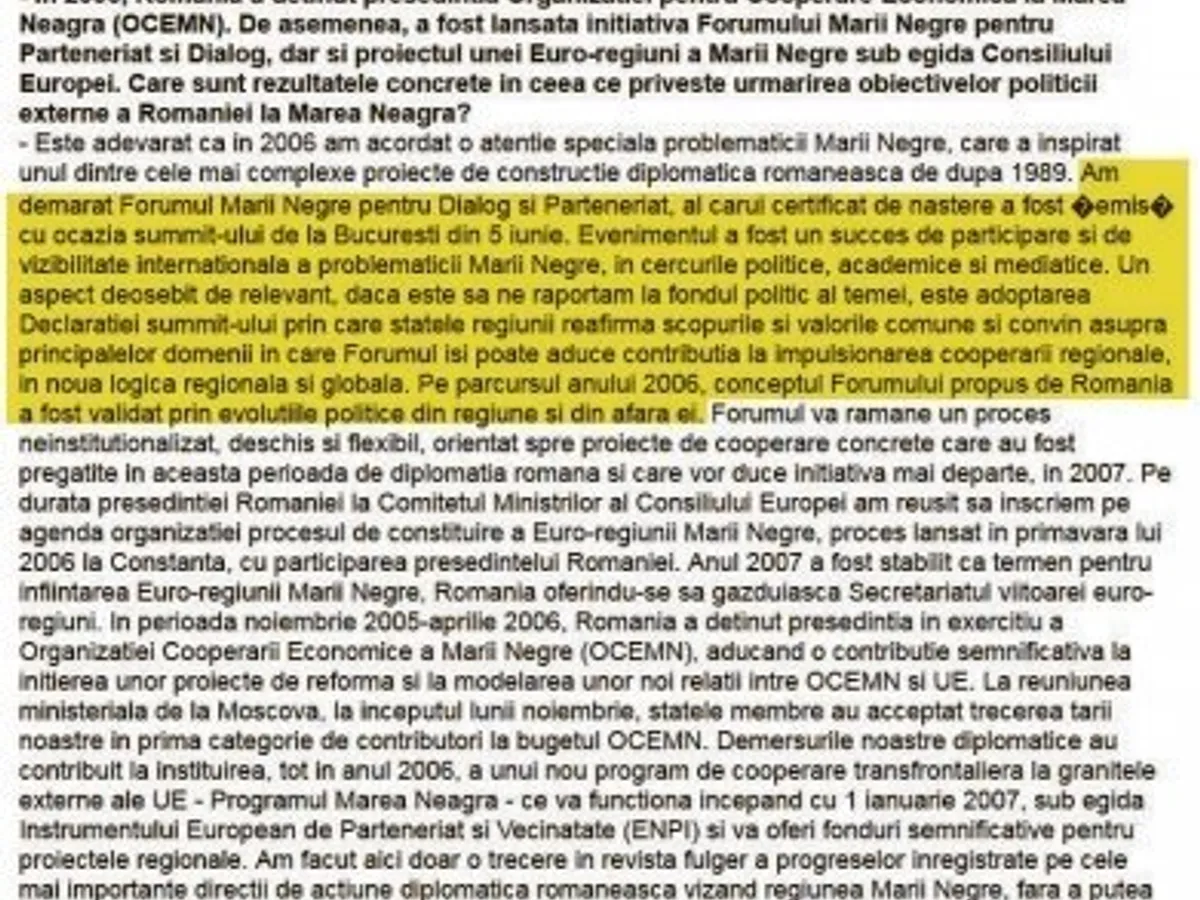 Interviu MRU