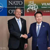 Iohannis și omologul sud-coreean - Foto: Presidency.ro