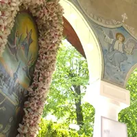 Icoana de la Izvorul Tămăduirii de la Mănăstirea Ghighiu Foto: Captură Trinitas TV