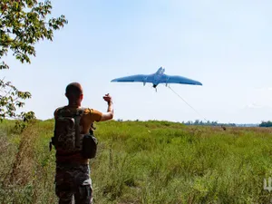 Dronă militară - Foto: Facebook/ Volodimir Zelenski