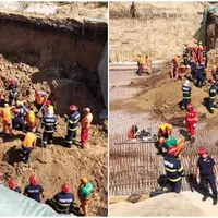 Un muncitor a fost prins sub un mal de pământ de 8 metri. A fost scos inconștient - Foto: Arhiva