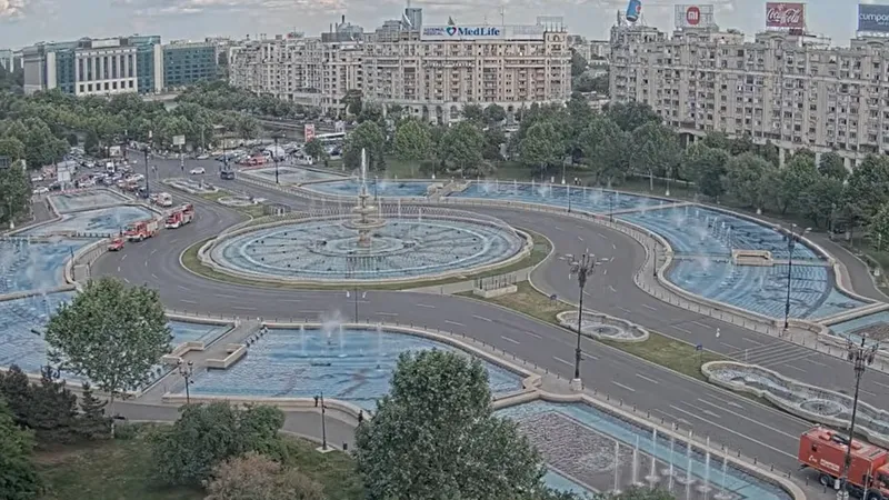 Alertă în Unirii / FOTO: captură youtube.com