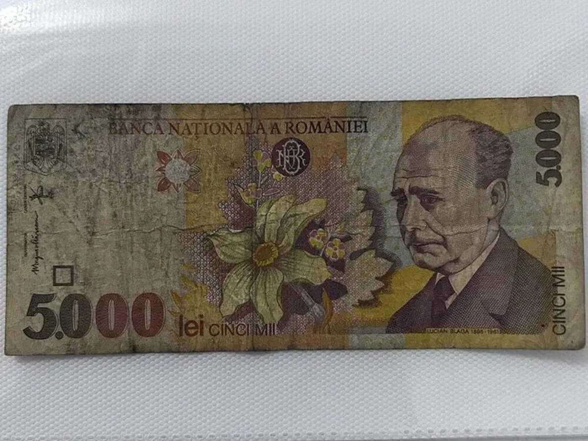 Blaga îl bate pe Eminescu la prețul bancnotelor vechi pe site-urile de vânzări. Prețuri exorbitante Foto: captură foto Olx