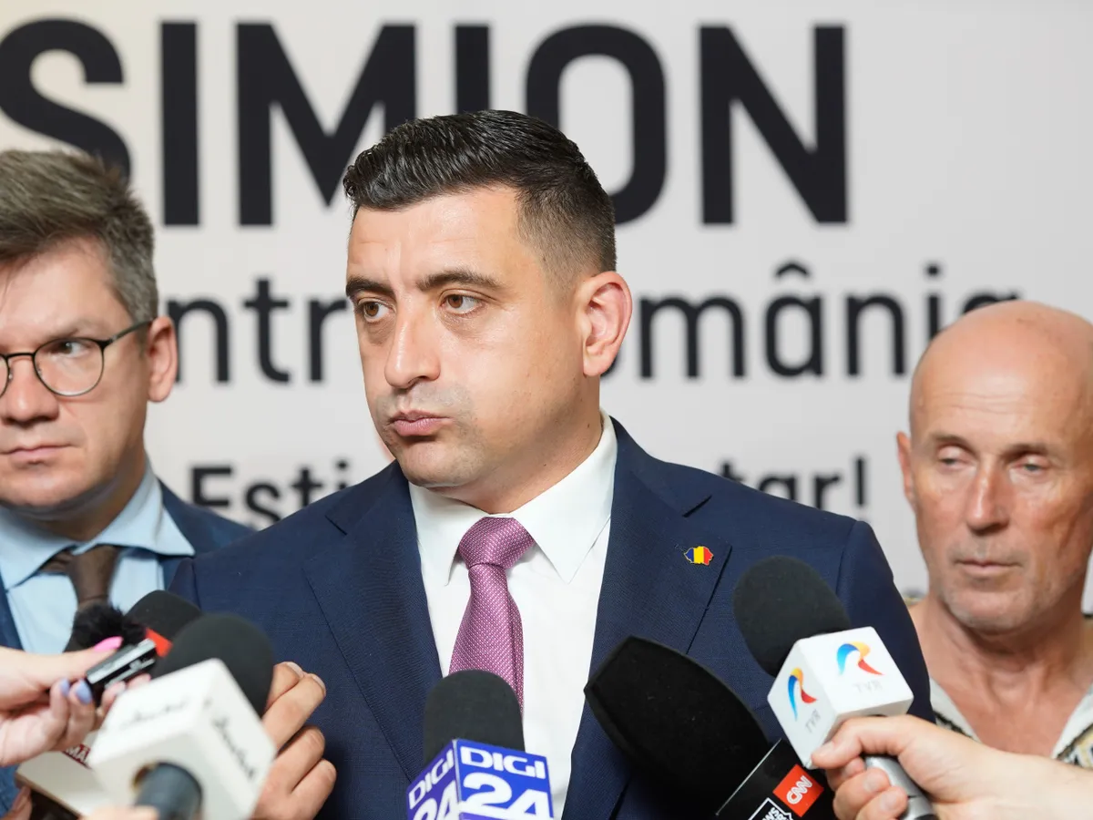 Miahil Neamțu și George Simion - Foto: INQUAM PHOTOS / Saul Pop