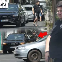 Gabi Oprea Jr., „rege” al aroganțelor: parchează SUV-ul de lux pe trecere și merge în șlapi. / Foto: spynews.ro