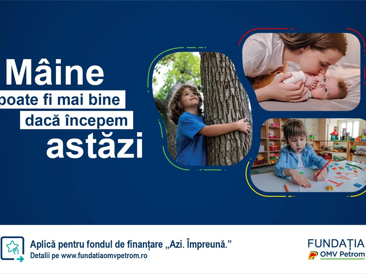 Fundația OMV Petrom lansează cea de-a doua ediție a fondului de finanțare „Azi. Împreună.”, dedicat ONG-urilor