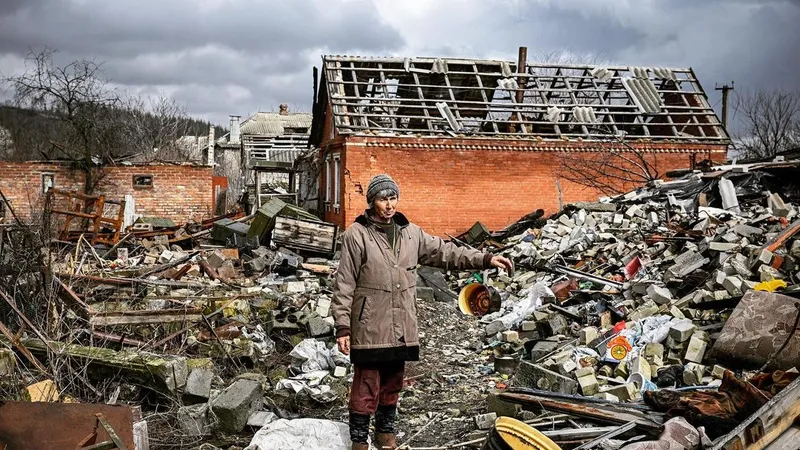 Distrugeri în Ucraina - Foto: Facebook/ Volodimir Zelesnki