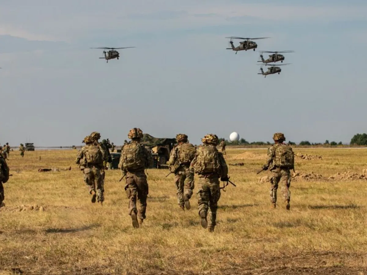 Demonstrație de asalt aerian al Diviziei 101 Aeropurtată la Constanța - Foto: US Army/Public Domain