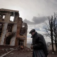 Oficial, Rusia nu atacă ținte civile. +1.150 de imobile de locuit, distruse de armata rusă în Harkov. / Foto: agerpres.ro