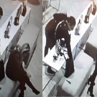 Hoață filmată în momentul în care fura un portofel într-un mall FOTO: ebihoreanul.ro