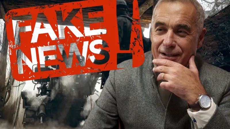 FAKE NEWS în presa rusă, alimentat de Călin Georgescu, demontat de MApN: Propaganda Kremlinului - Foto: Profimedia images