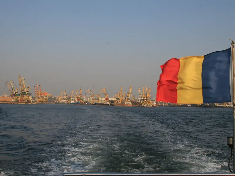 Portul Constanța văzut de pe mare/FOTO: portofconstantza.com