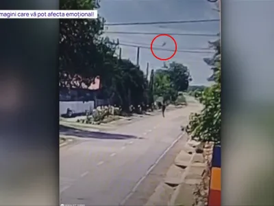 Băiat pe trotinetă, lovit în cap de un obiect căzut din cer. Copilul nu-și amintește nimic despre incident