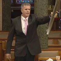 Zoltan Varga cu burlanul/FOTO: Twitter