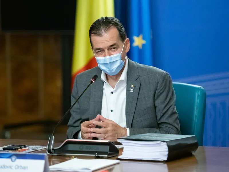 Premierul Ludovic Orban. Sursa foto: Guvernul României