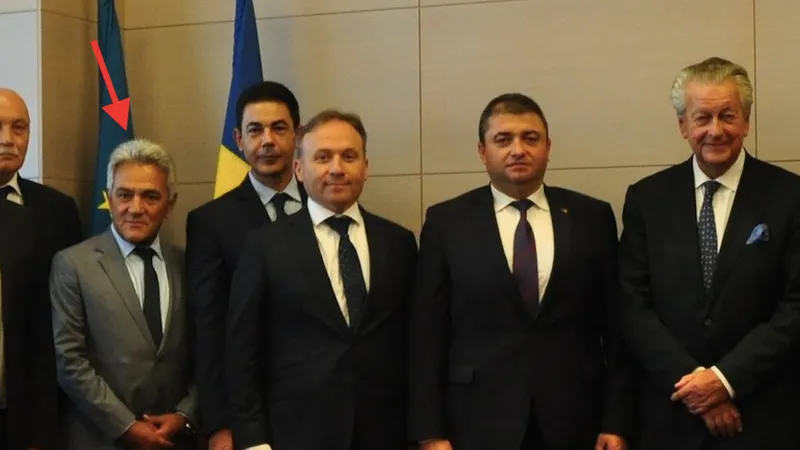 Avocatul Gheorghe Mușat, la o întâlnire a proprietarului Damen cu ministrul Andrușcă/FOTO: damen.com