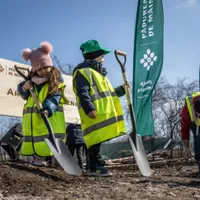 Fundația Pădurea de Mâine a plantat prima sa pădure urbană în București/FOTO:  Facebook - “Pădurea de Mâine”