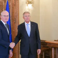 Coveney și Iohannis - Foto: Presidency.ro