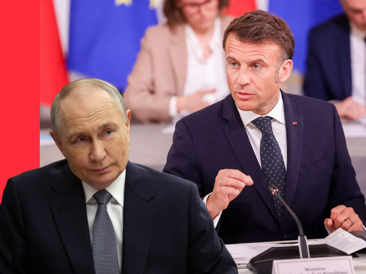 Macron amenință Rusia cu „acțiuni în forță” dacă Putin continuă să refuze pacea în Ucraina - Foto: Profimedia images