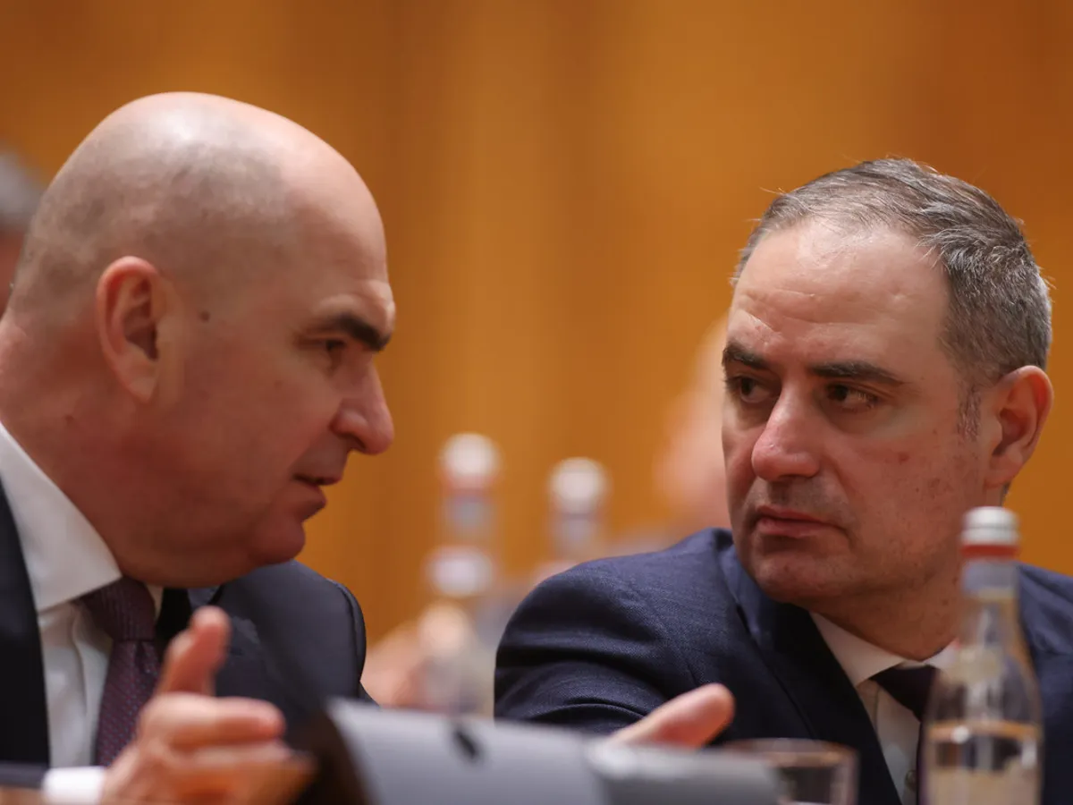 Ilie Bolojan și Alexandru Nazare - Foto: INQUAM PHOTOS / George Călin