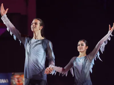 Alesia Petrosian şi Petr Gumennik, mari patinatori ruşi - Foto: Profimedia Images