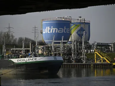 Depozit de carburant al companiei Aral, din Gelsenkirchen - Foto: Profimedia Images