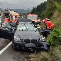 Accident mortal pe DE 58: Un TIR a derapat și a „măturat” de pe drum un BMW condus regulamentar. / Foto: Info Trafic 24, Facebook
